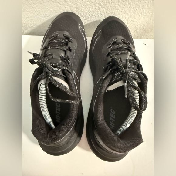 Hi-Tec Men's Black and Silver Athletic Shoes - Picture 6 of 8